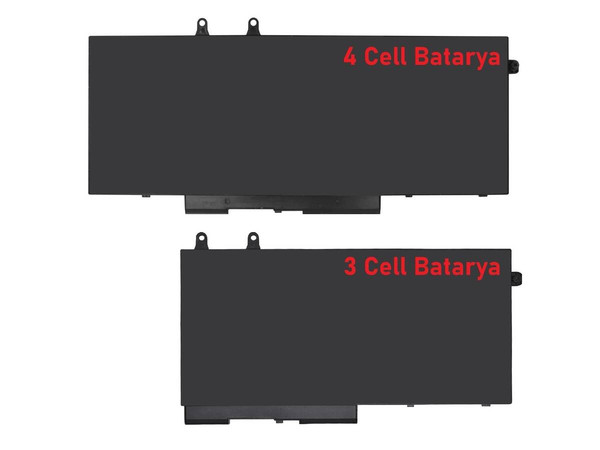 İnfostar Dell Latitude 15 5510 ile Uyumlu Notebook Bataryası Pili - 4 Cell - 15.2V