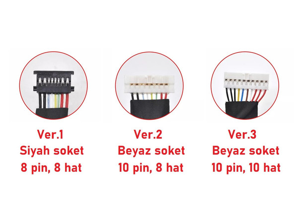 İnfostar MSI Modern 15 A10M ile Uyumlu Notebook Bataryası Pili- Ver.1 - Siyah Soket - 8 Pin 8 Hat