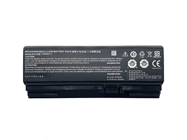 İnfostar Clevo NH50BAT-4 ile Uyumlu Notebook Bataryası Pili - 55Wh