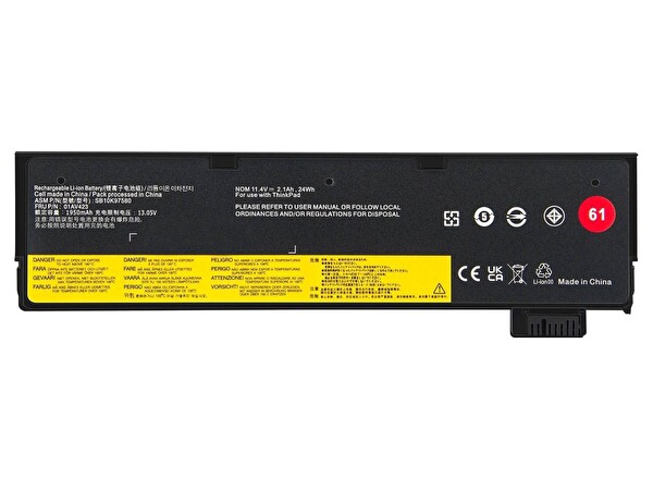 İnfostar Lenovo ThinkPad P51S P52S TP25 ile Uyumlu Notebook Dış Bataryası - 3 Cell