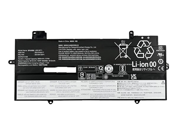 İnfostar Lenovo ThinkPad X1 Carbon Gen9-L20C4P71 ile Uyumlu Notebook Batarya Pili