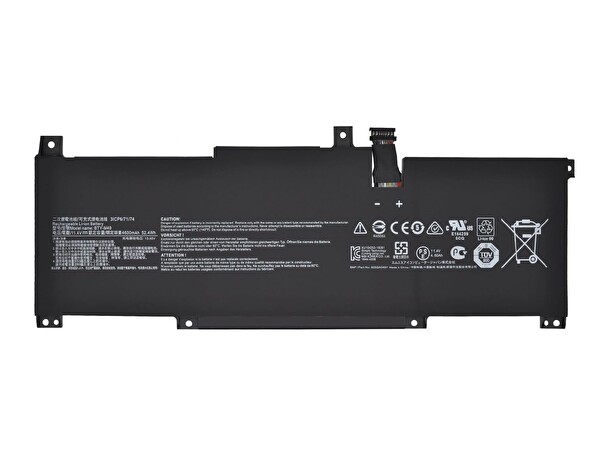 İnfostar MSI BTY-M49 ile Uyumlu Notebook Bataryası Pili - Ver.1 - Siyah Soket