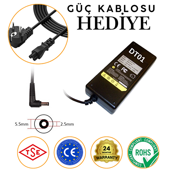 İnfostar Casper İle Uyumlu Minibook CP U - N270 - 8E00 XEO Notebook Adaptörü - Şarj Cihazı