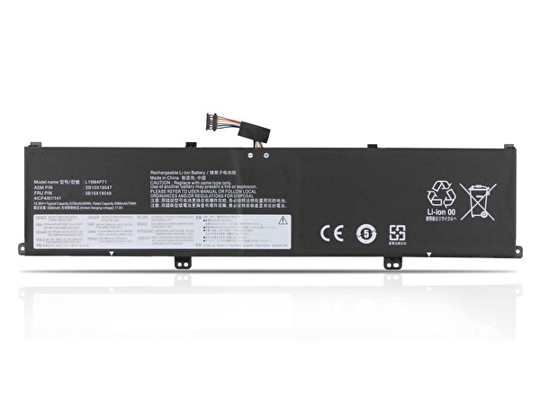 İnfostar Lenovo ThinkPad X1 Extreme Gen 3 ile Uyumlu Notebook Batarya Pili