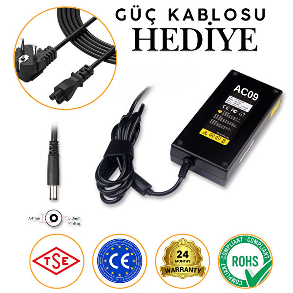 İnfostar Acer Predator G9-792-G9-792G ile Uyumlu Notebook Adaptör Şarj Cihazı
