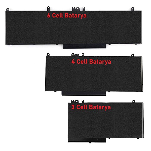 İnfostar Dell ile Uyumlu Latitude E5570 Batarya Pil 6 CELL