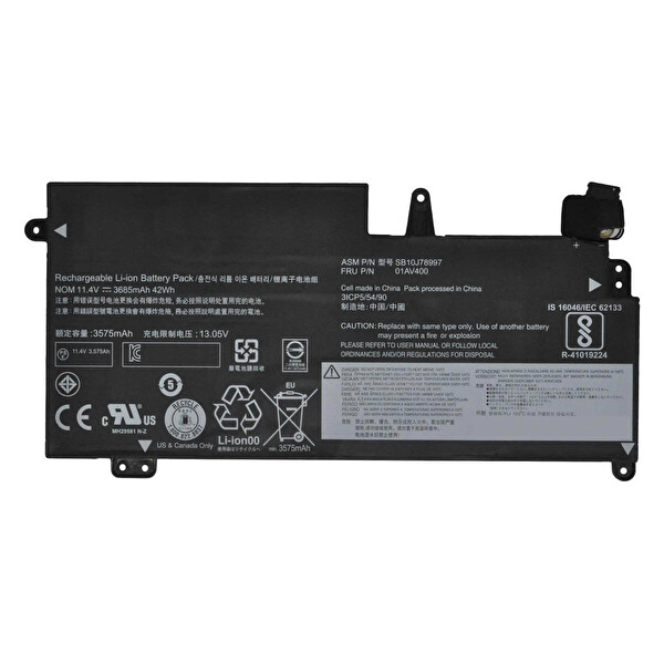 İnfostar 01AV400 Lenovo ile Uyumlu ThinkPad Batarya Pil