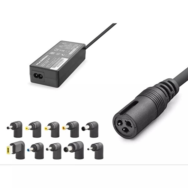 Hadron HD8887 15-24V 90W - 10 Farklı Uç Universal Laptop Adaptörü