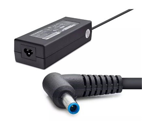 Hadron HD8819 HP Dell Uyumlu 19.5V 6.15A 120W Laptop Adaptörü 4.5 x 3.0 MM Mavi İnce Uç Siyah