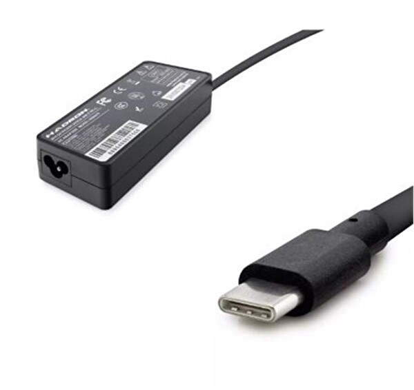 Hadron HD8870 Apple Asus Dell HP Lenovo Uyumlu 20V 4.5A 90W Laptop Adaptörü Type-C Siyah
