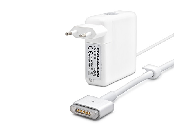 Evimdeyokyok 20V 4.25A 85W Laptop Adaptörü - T Tip Macbook Uyumlu Beyaz HD795