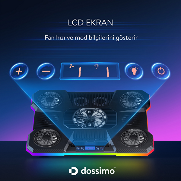 Dossimo Nitro S24 Notebook Soğutucu Stand