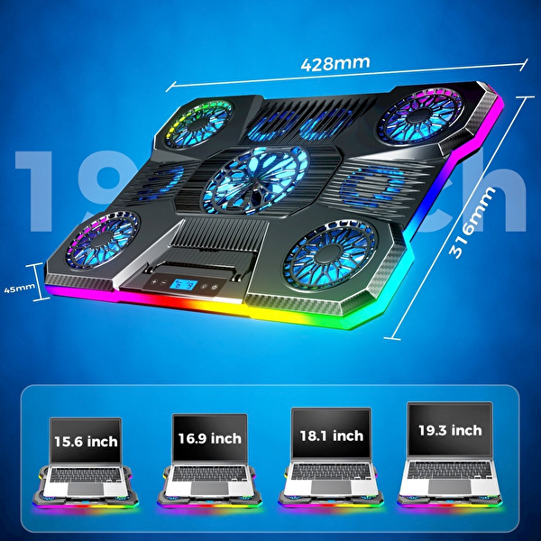 Dossimo Nitro S24 Notebook Soğutucu Stand