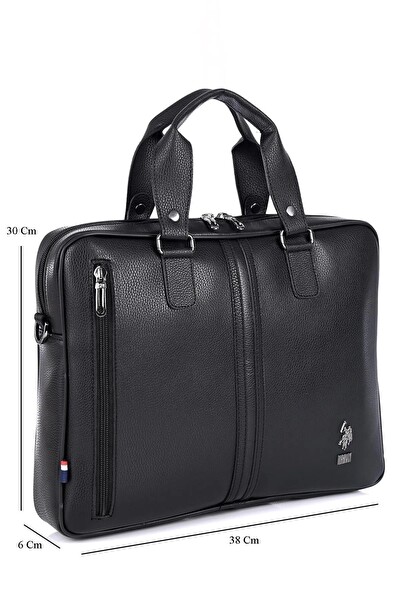 U.S. Polo Assn. Omuz Askılı Laptop Çantası Evrak Çantası Siyah 6753