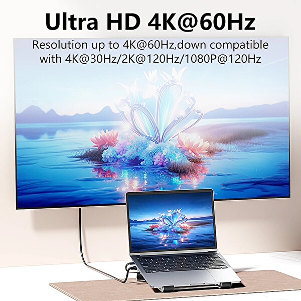 Codegen NSC-401 7 in 1 Çok Fonksiyonlu Type-C Hub Notebook Macbook Alüminyum Soğutucu Standı