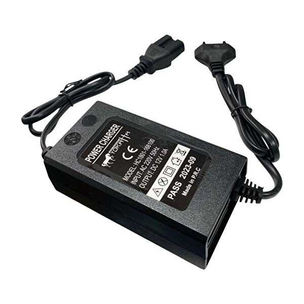 Electroon DC 12 Volt 1 Amper Akülü İlaçlama Makinesi Şarj Adaptörü