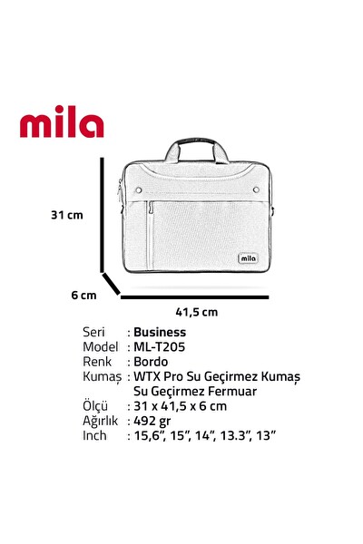 Mila Ml-t205-wm300 Business Serisi 15.6
