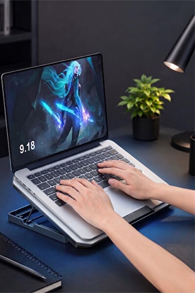 Torima CF12 RGB Ayarlanabilir Dizüstü Bilgisayar Soğutucu Standı Gümüş