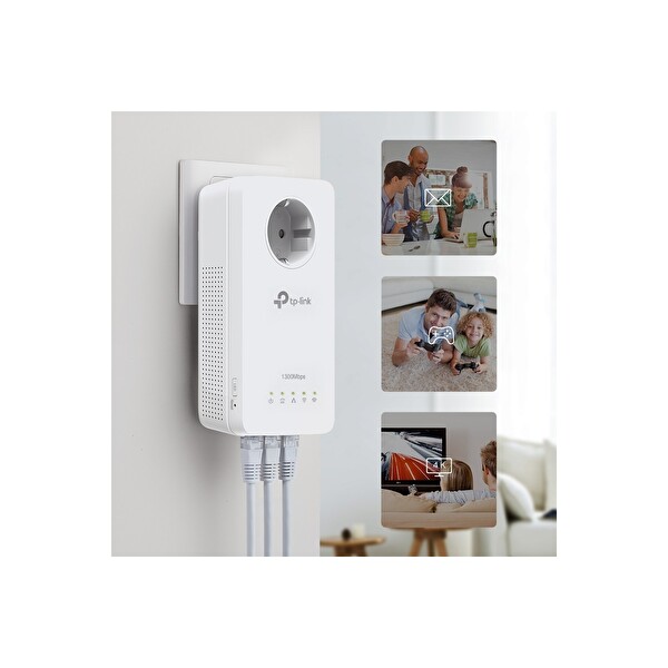 TP-Link TL-WPA8631P 1300 Mbps AC Wi-Fi Kit Powerline
