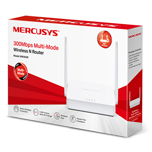 Mercusys MW302R 300 Mbps 2.4 Ghz Access Point Router
