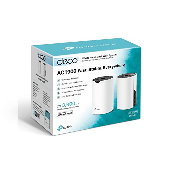 TP-Link Deco S7 AC1900 Tüm Ev Mesh 2'li Wi-Fi Sistemi