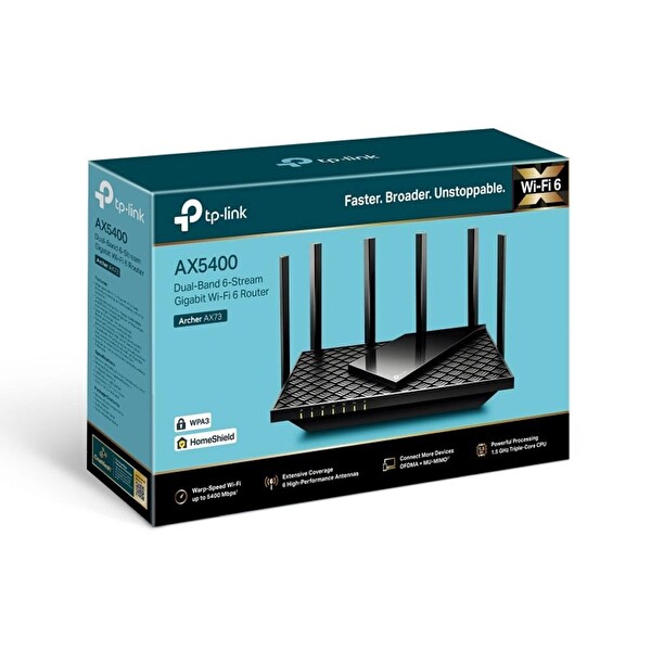 TP-Link Archer AX73 AX 5400 Mbps Dual-Band Gigabit Wifi 6 Router