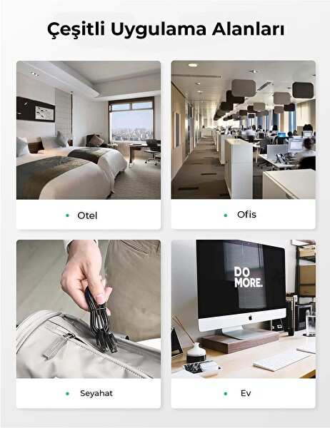 Bix Cat6A Slim 10 Gbps Veri Aktarım 500 MHz UTP 10 M Ethernet Kablosu