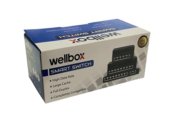 WellBox WB-1008GS 8 Port 10/100/1000 Gigabit Ethernet Switch