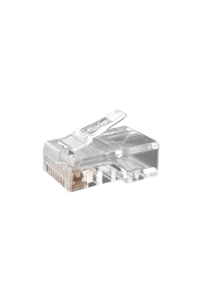 Bakır Konnektör Cat6 UTP RJ45 Plug Soket 50 Adet