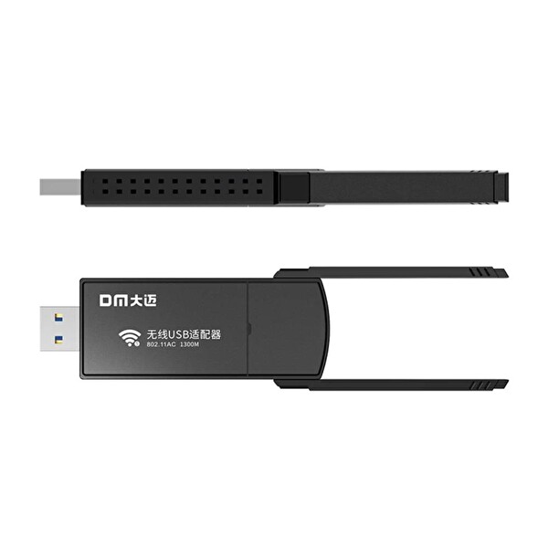 DM AD085 1300 Mbps Dual Band 5.8GHz USB Wireless Adaptör Wi-Fi Alıcı Verici Access Point