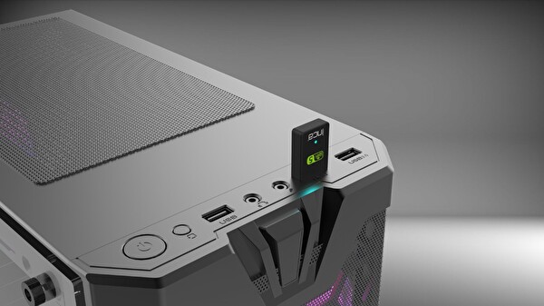 Inca IUWA-650X 650 Mbps Bluetooth 4.2 Dual-Bant Kablosuz-AC Nano USB Adaptör