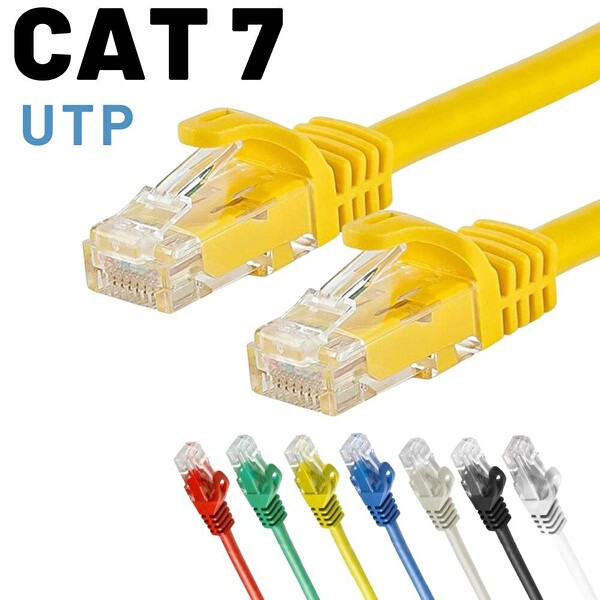 Irenis 1 Metre CAT7 Kablo Ethernet Network İnternet Lan Ağ Kablosu - Sarı