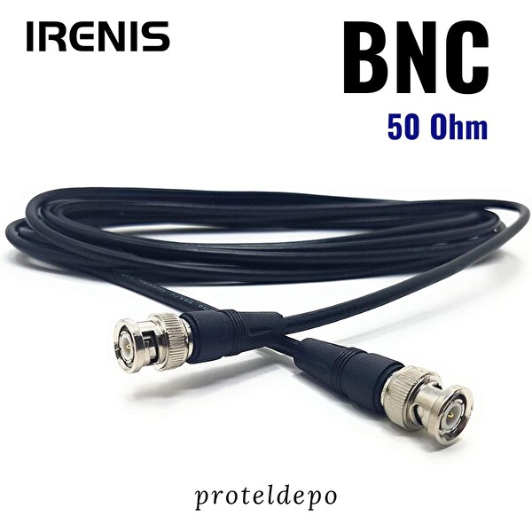 Irenis 2 Metre 50 Ohm Bilgisayar Otomasyon Telekom RG58 BNC Kablo