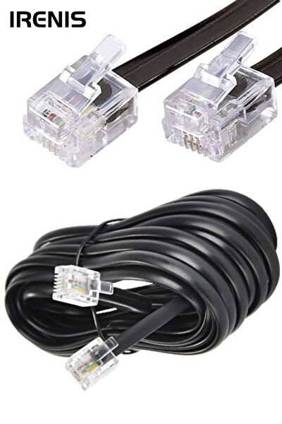 Irenis 10 Metre ADSL VDSL Modem RJ11 Köken Telefon Kablosu