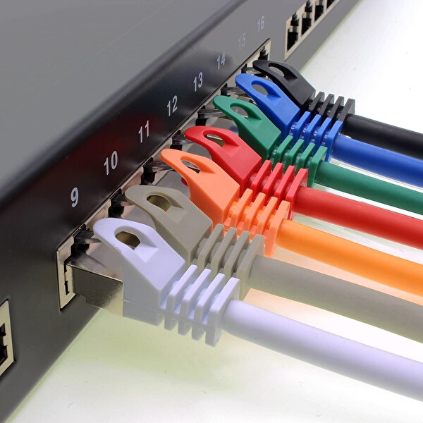Irenis 5 Metre CAT7 Kablo S/FTP LSZH Ethernet Network LAN Ağ Kablosu Gri