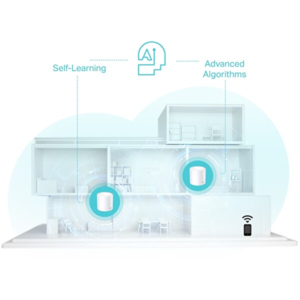 TP-Link Deco X50(1-Pack) Wi-Fi 6 Mesh Sistemi