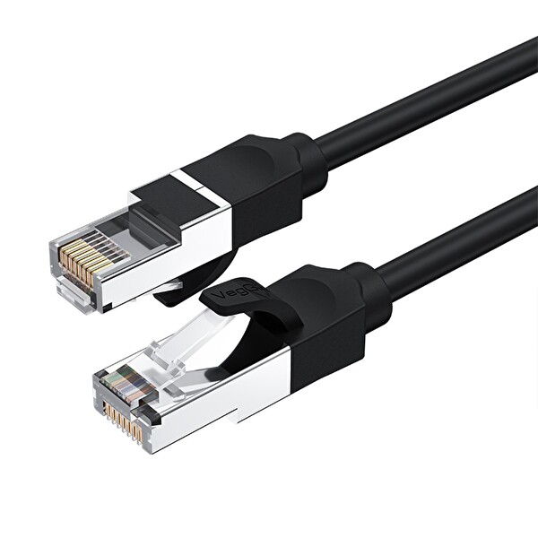 VegGieg Cat6 1000Mbps Gigabit FTP RJ45 Ethernet Ağ Kablosu 10 Metre V-E637