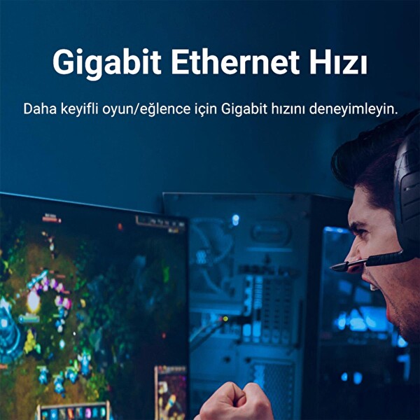 VegGieg PCI-E Express 1000 Mbps Gigabit Harici RJ45 Ethernet Ağ Kartı V-PC01