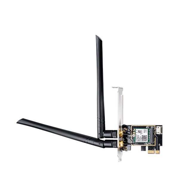 Cudy ADP WE3000 AX3000Mbps 2.4GHz/5GHz 2x5DBI Anten BT5.2 MU-MIMO Kablosuz Wi-Fi 6 PCIe Adaptör