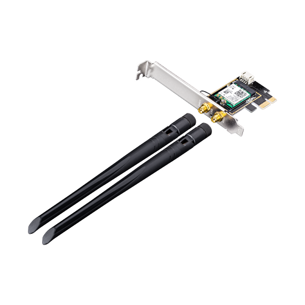 Cudy ADP WE3000 AX3000Mbps 2.4GHz/5GHz 2x5DBI Anten BT5.2 MU-MIMO Kablosuz Wi-Fi 6 PCIe Adaptör