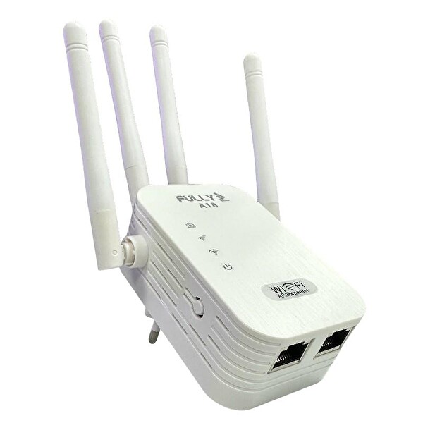 Fully A18 WiFi Repeater 300 Mbps 4 Antenli WPS Özellikli Access Point
