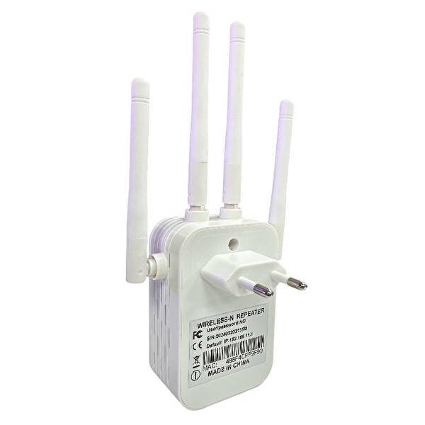 Fully A18 WiFi Repeater 300 Mbps 4 Antenli WPS Özellikli Access Point