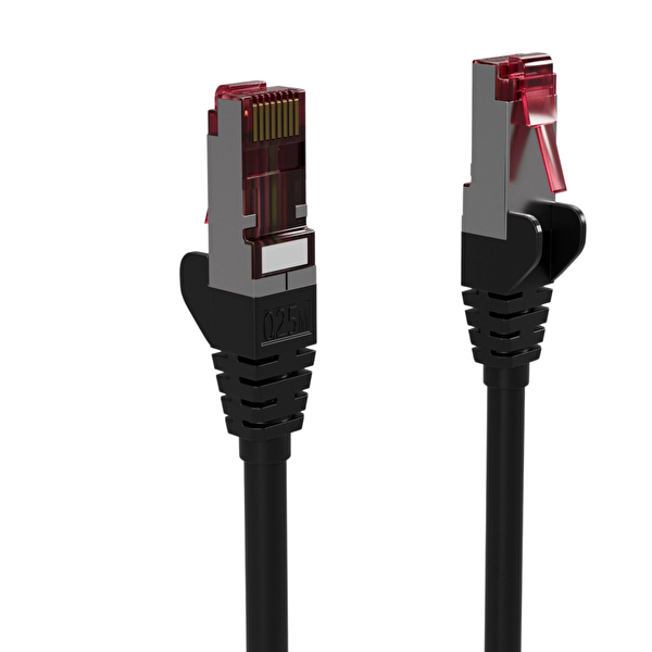 Irenis 15 Metre Siyah CAT 6A Kablo S/FTP Ethernet Data Center Patch Kablo