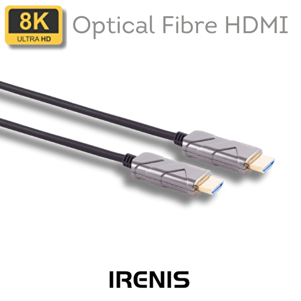 Irenis 10K Optik HDMI Hibrit Kablo 20 Metre
