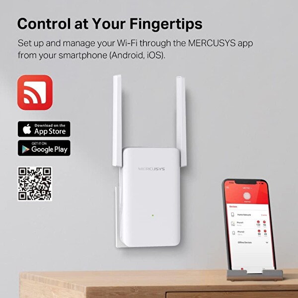 Mercusys ME70X AX1800 Wi-Fi 6 Menzil Genişletici