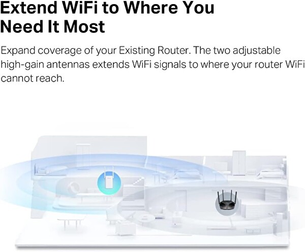 Mercusys ME70X AX1800 Wi-Fi 6 Menzil Genişletici