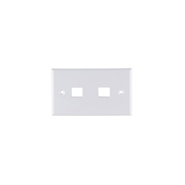Irenis Keystone 115x72MM 2'li Beyaz Bağlantı Paneli