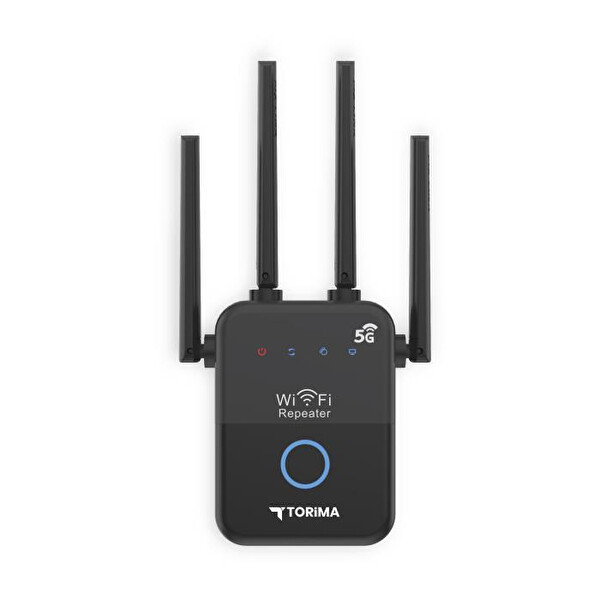 Torima AC35Q 1600 Mbps Çift Bant 4 Anten Wi-Fi Router Siyah