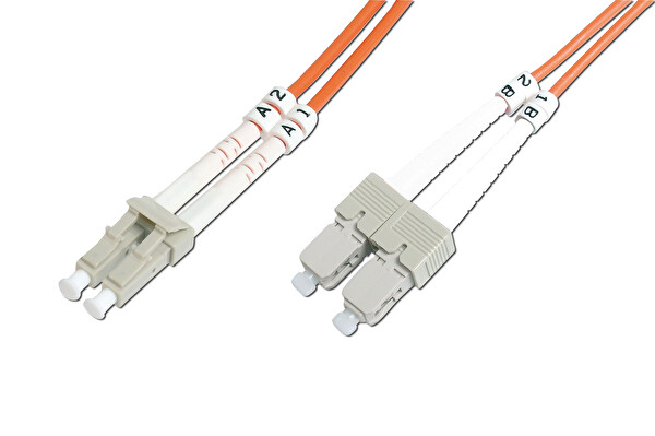 Beek LC-SC Fiber Optik Patch Kablo Multimode OM 2 50/125 Duplex 3.0mm LSZH 5 Metre