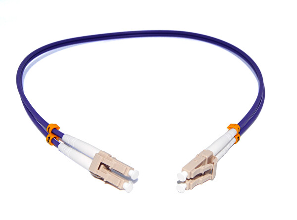 Beek LC-LC Fiber Optik Patch Kablo Multimode OM 4 50/125 Duplex 3.0mm LSZH 0 5 Metre
